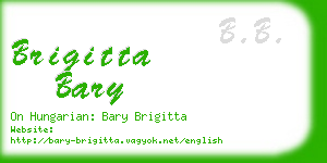 brigitta bary business card